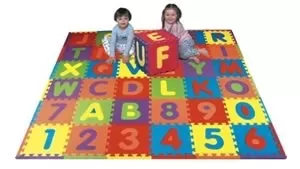 Toddler Alphabet Puzzle Mat Activities